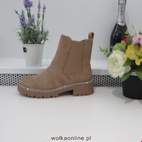 Botki Damskie 9576 KHAKI 36-41