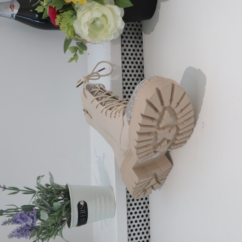 Botki Damskie 5182-2 BEIGE 36-41 2