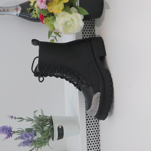 Botki Damskie 5182 BLACK/SILVER 36-41