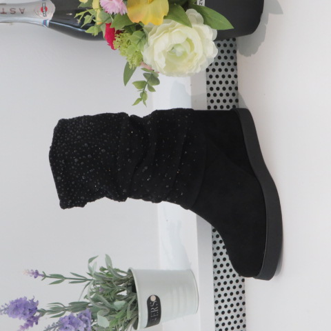 Botki Damskie R605 BLACK 36-41