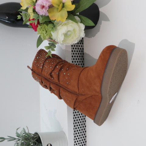 Botki Damskie  R605 CAMEL 36-41 2