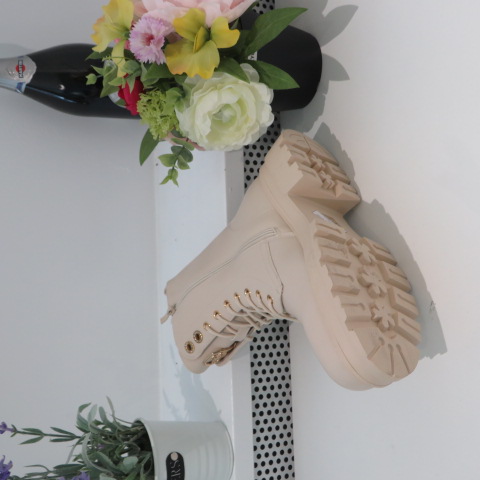 Botki Damskie 5182-7 BEIGE 36-41 2