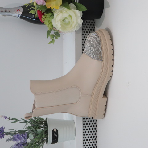 Botki Damskie 5182-6A BEIGE 36-41