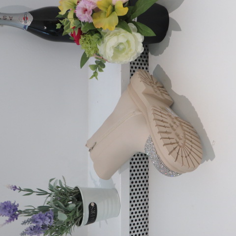 Botki Damskie 5182-6A BEIGE 36-41 2