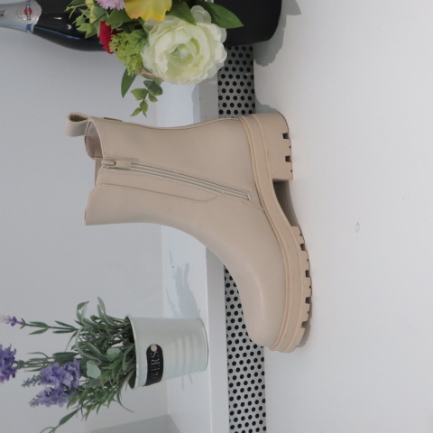 Botki Damskie 5182-3 BEIGE 36-41 1