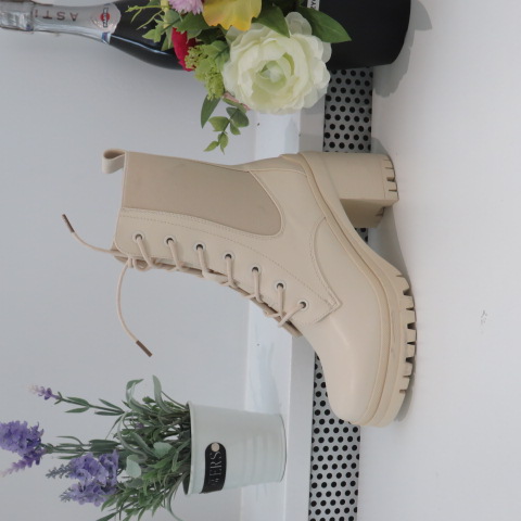Botki Damskie HB-228 BEIGE 36-41