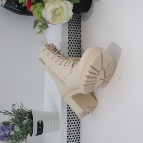 Botki Damskie HB-228 BEIGE 36-41 2