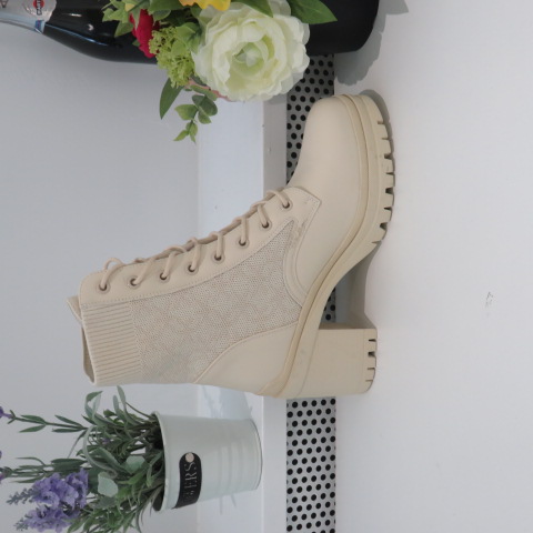 Botki Damskie HB-229 BEIGE 36-41 1
