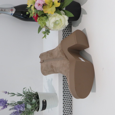 Botki Damskie 9527 KHAKI 36-41 2