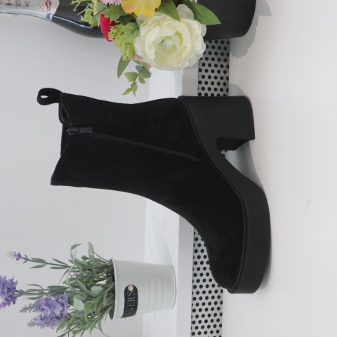 Botki Damskie 9527 BLACK 36-41 1