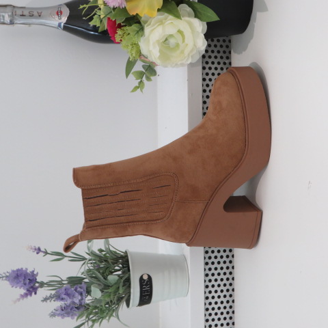 Botki Damskie 9527 CAMEL 36-41