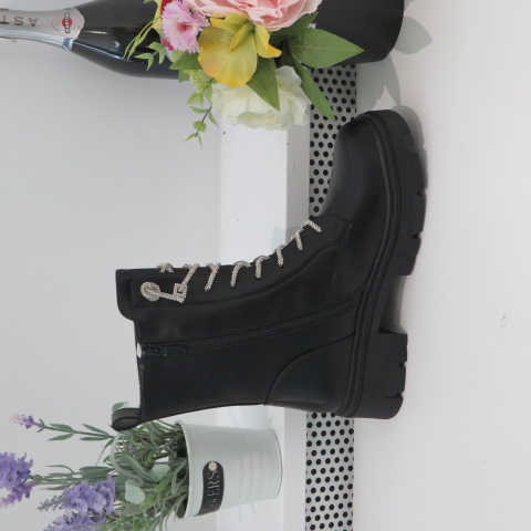 Botki Damskie HB-246 BLACK/PU 36-41 1