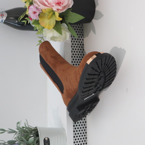 Botki Damskie RXJ218 CAMEL 36-41 2