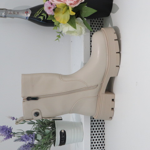 Botki Damskie 2023N32 BEIGE 36-41 1