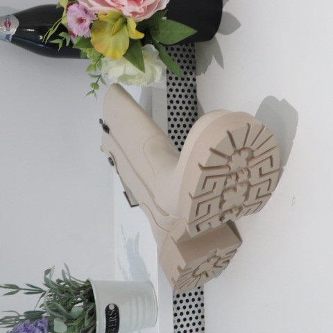 Botki Damskie 2023N32 BEIGE 36-41 2