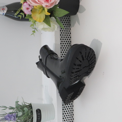 Botki Damskie 168-519 BLACK PU 36-41 2