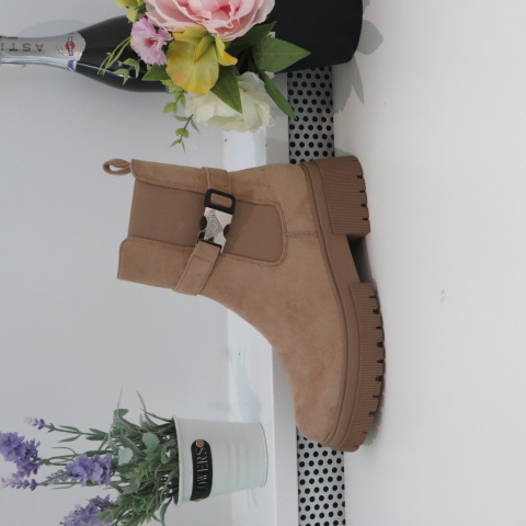 Botki Damskie 168-519 KHAKI 36-41