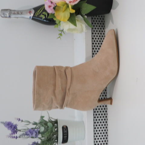 Botki Damskie 9512A BEIGE 36-41