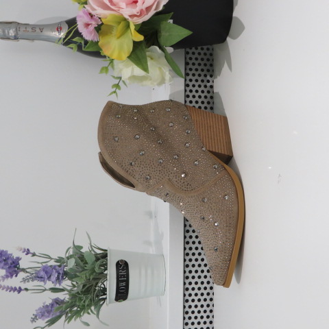 Botki Damskie 9565 KHAKI 36-41