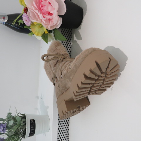 Botki Damskie 9523 KHAKI 36-41 2