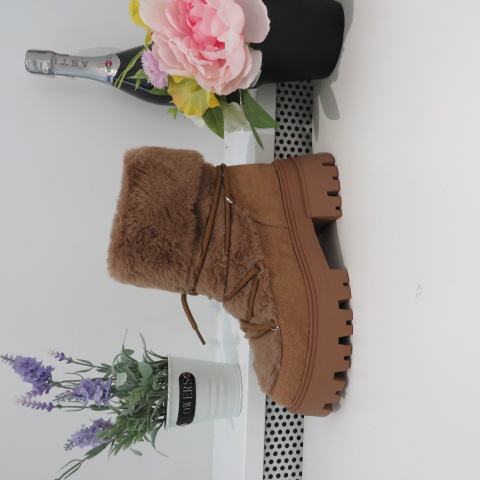 Botki Damskie 9523 CAMEL 36-41