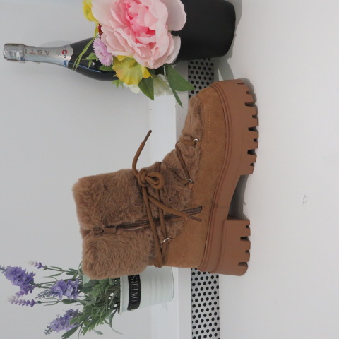 Botki Damskie 9523 CAMEL 36-41 1