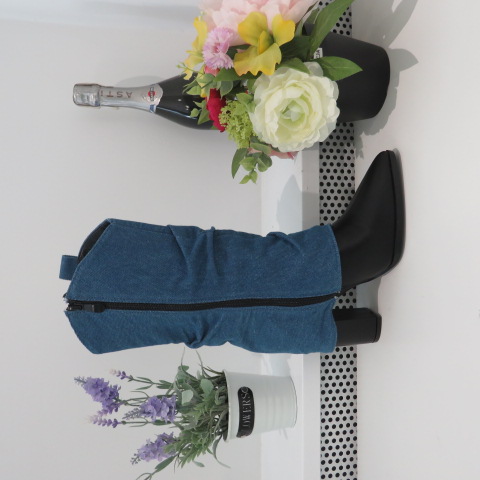 Kozaki Damskie AA-18 DENIM BLUE 36-41 1