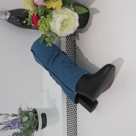 Kozaki Damskie AA-18 DENIM BLUE 36-41 2