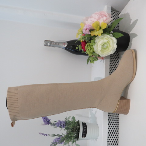 Kozaki Damskie RXJ200 BEIGE 36-41 1