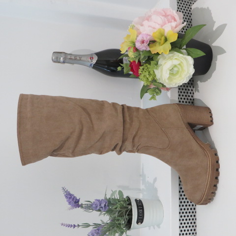 Kozaki Damskie 5790 KHAKI 36-41