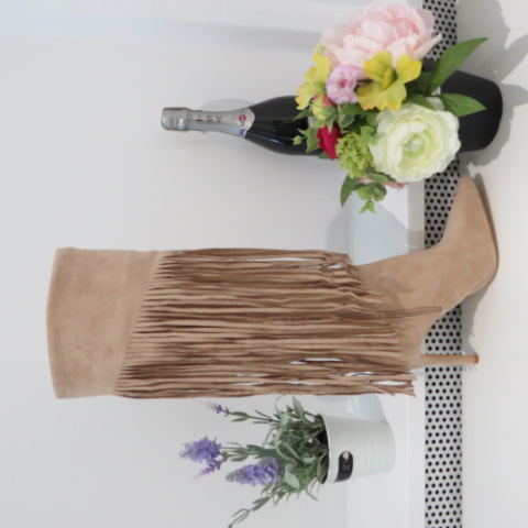 Kozaki Damskie H59 BEIGE 36-41 1