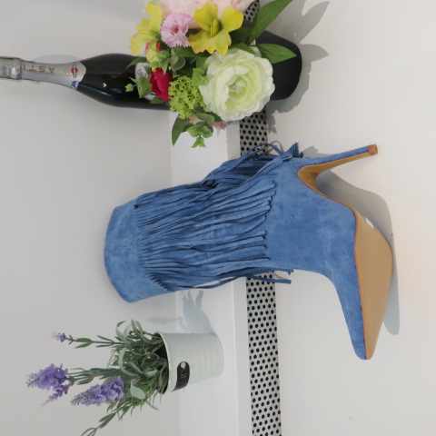 Kozaki Damskie H59 BLUE 36-41 2