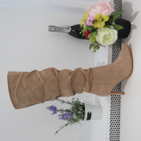 Kozaki Damskie XK889 KHAKI 36-41