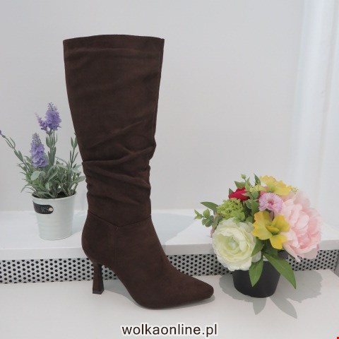 Kozaki Damskie 9186 BROWN 36-41