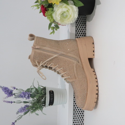 Półbuty Damskie 8655 BEIGE 36-41 1