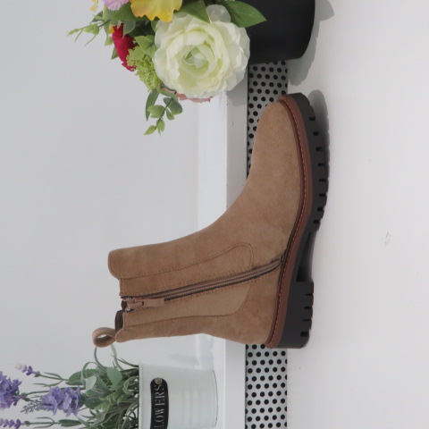 Botki Damskie 68208 KHAKI 36-41 1