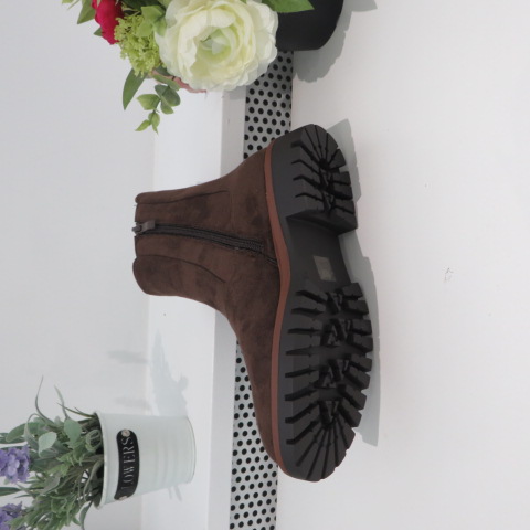 Botki Damskie 68208 BROWN 36-41 2