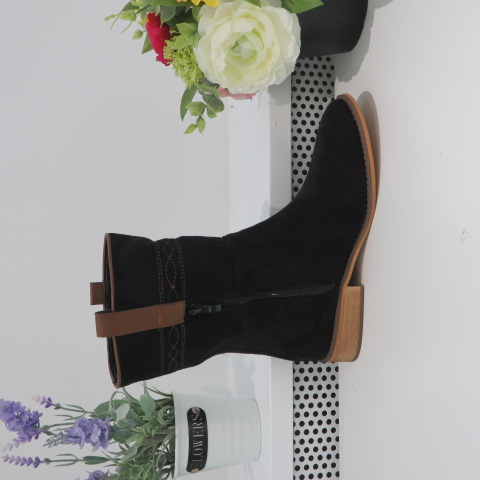 Botki Damskie 9563 BLACK 36-41 1