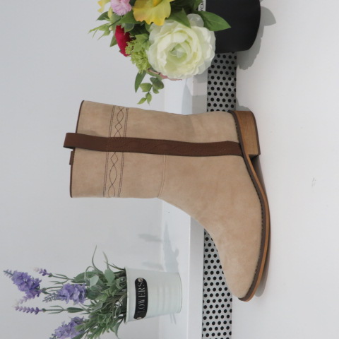 Botki Damskie 9563 BEIGE 36-41