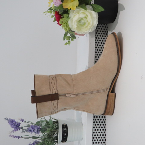 Botki Damskie 9563 BEIGE 36-41 1