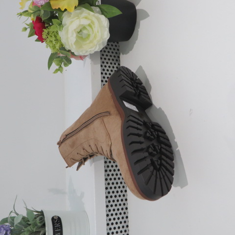 Botki Damskie 68207 KHAKI 36-41 2