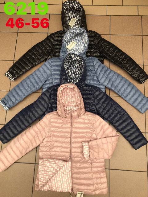 Cienka Kurtka damskie 6219 1 kolor 46-56 1