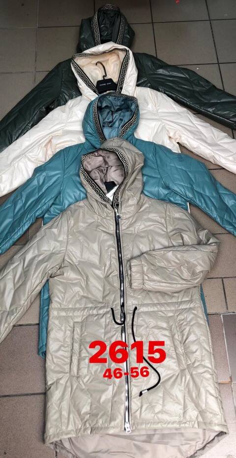 Cienka Kurtka damskie 2615 1 kolor 46-56 1