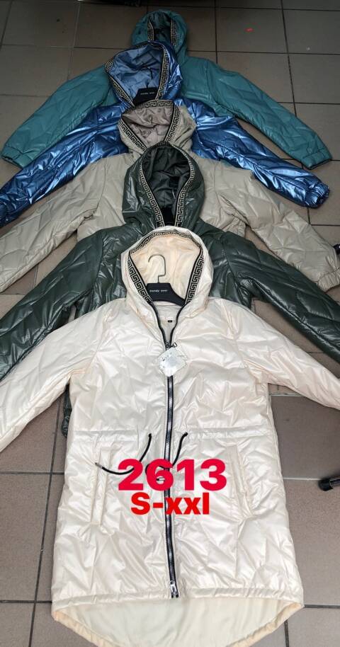 Cienka Kurtka damskie 2613 1 kolor S-2XL