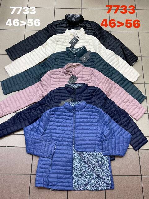 Cienka Kurtka damskie 7713 1 kolor 46-56 1