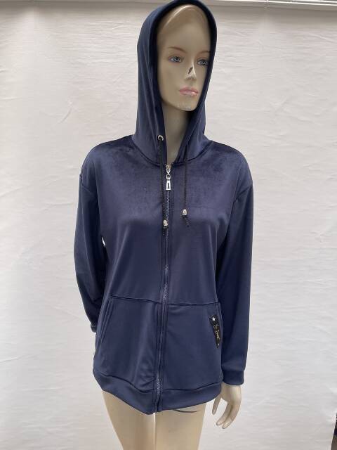 Bluza welurowa damskie 6120 1 kolor M-2XL (Towar Polskie) 1
