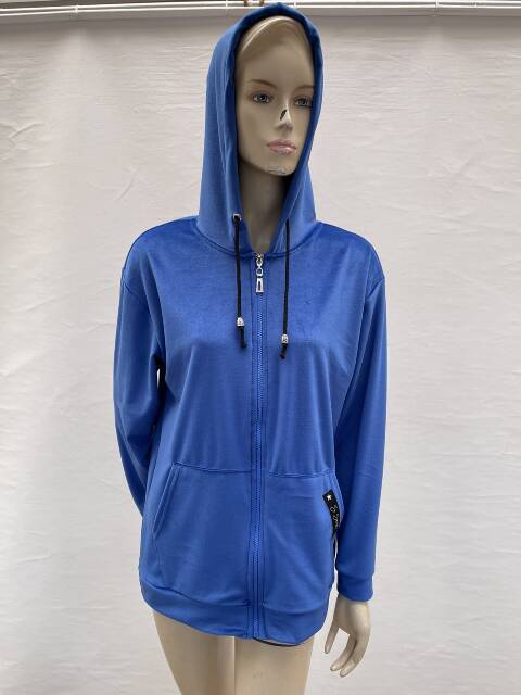 Bluza welurowa damskie 6121 1 kolor M-2XL (Towar Polskie)