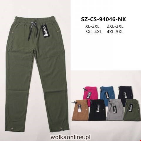 Spodnie damskie 94046 Mix kolor XL-5XL