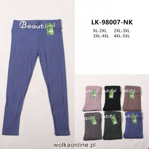 Leginsy damskie 98003 Mix kolor XL-5XL