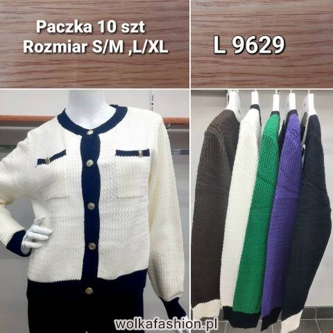 Kardigan damskie L9629 Mix kolor S/M-L/XL